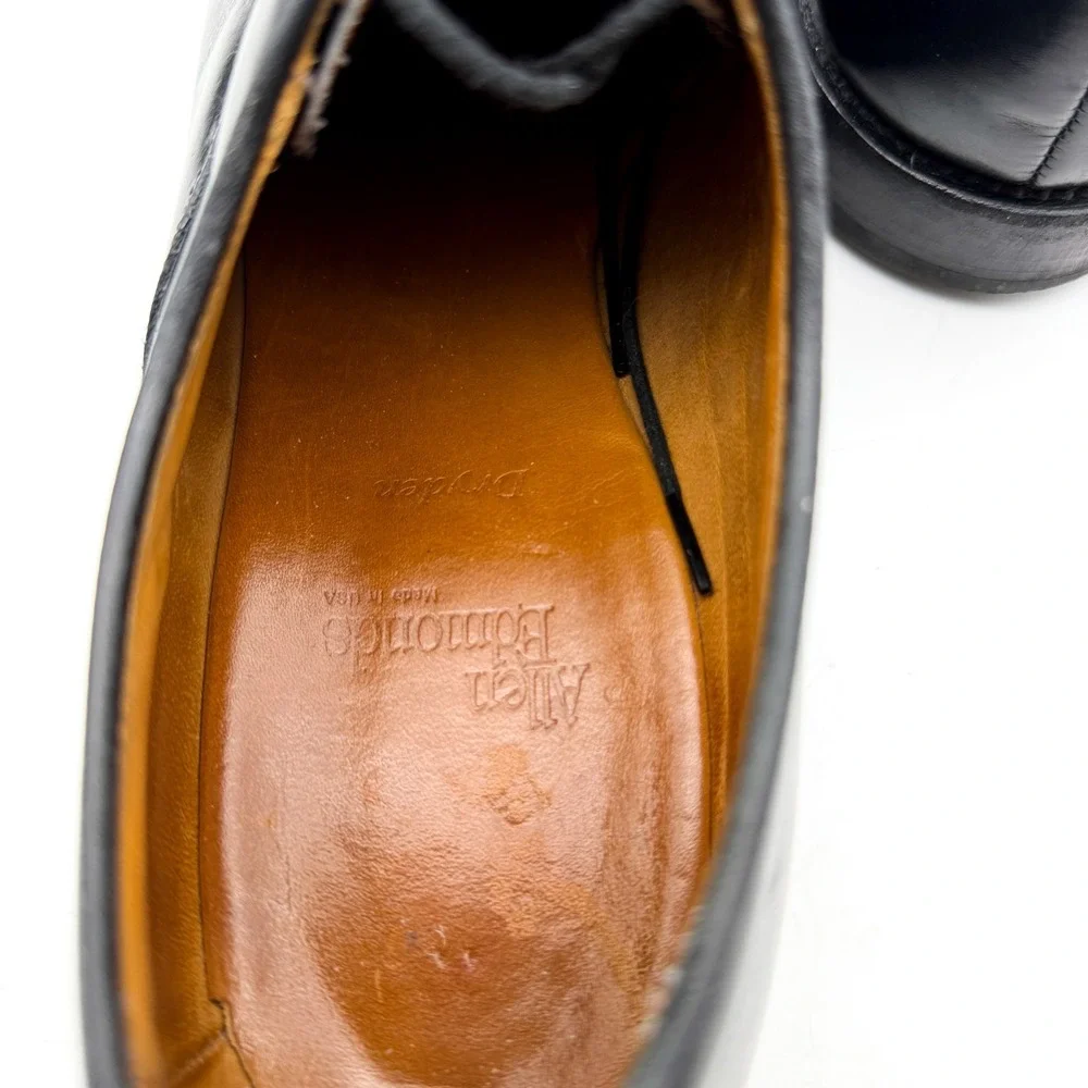 Allen Edmonds Dryden Oxford Cap Toe Dress Shoe Mens Size 13 B Black Leather 1802